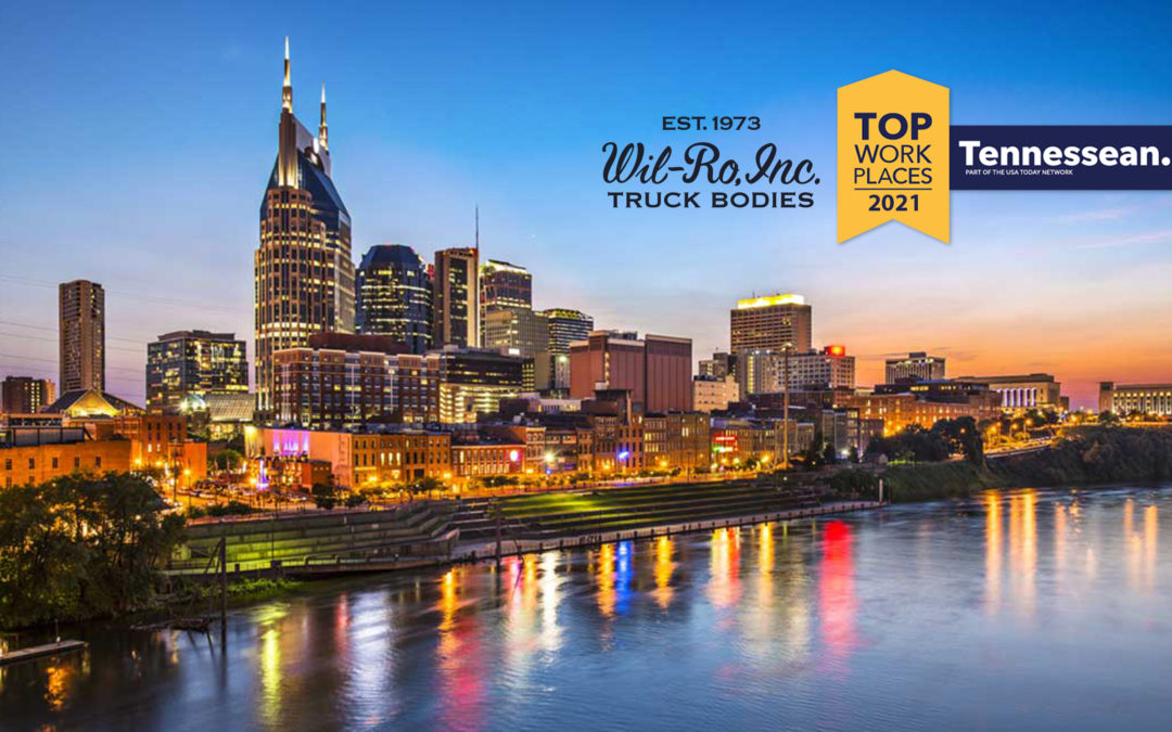 Press Release: Tennessean Names Wil-Ro A Winner of The Middle Tennessee Area Top Workplaces 2021 Award