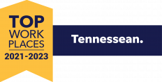 Top Work Places 2021-2023 by the Tennessean